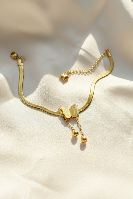 Real butterfly bracelet